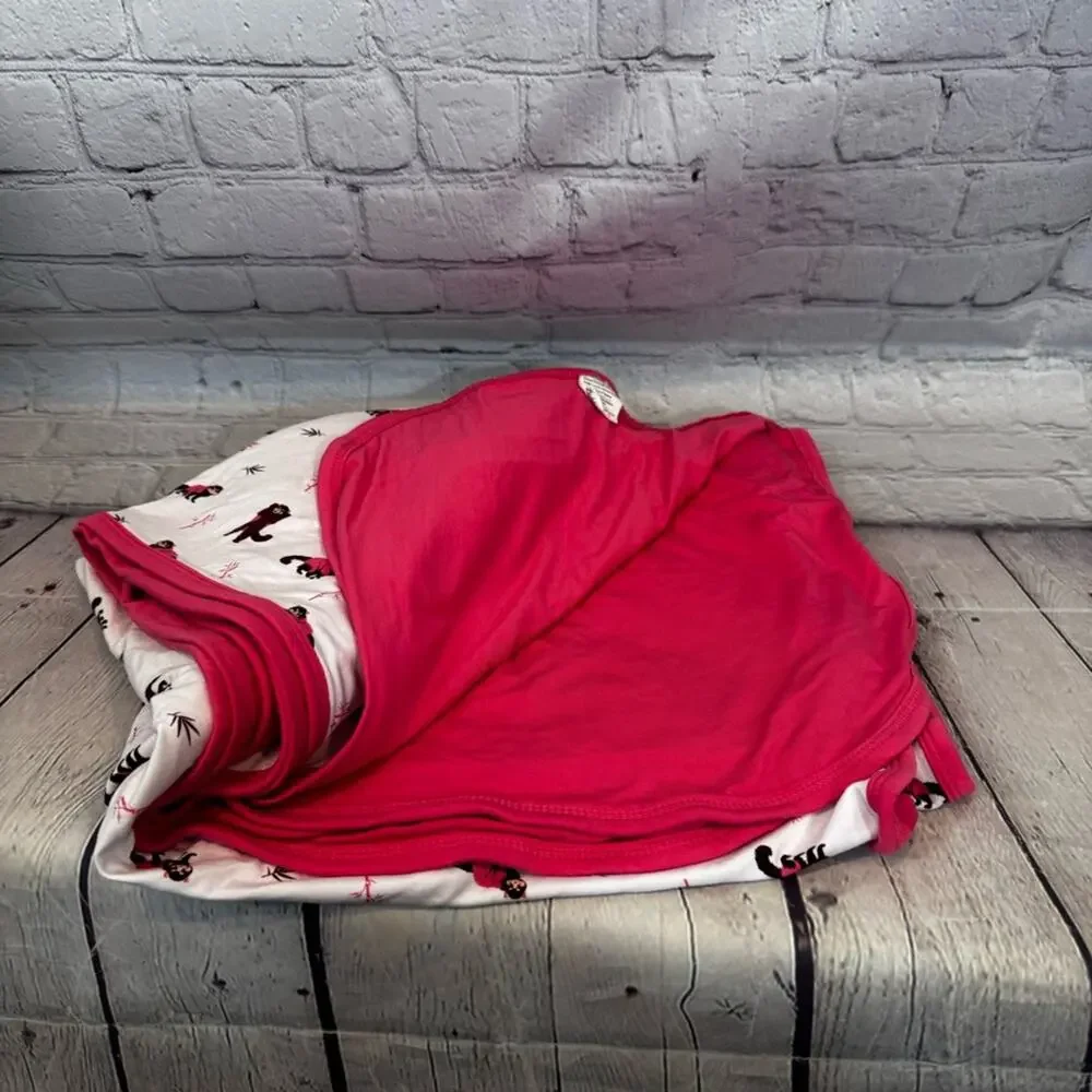 Bubble Baby Red Panda Bamboo Blanket